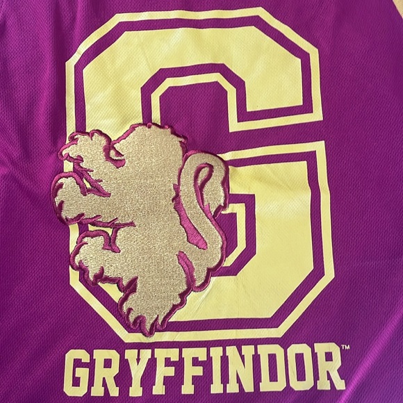 Griffindor basketball style jersey from BoxLunch Large. Since I rarely use it. - Picture 2 of 6